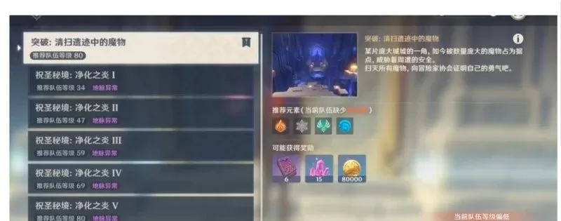 原神45级突破攻略:秘境通关全步骤解析